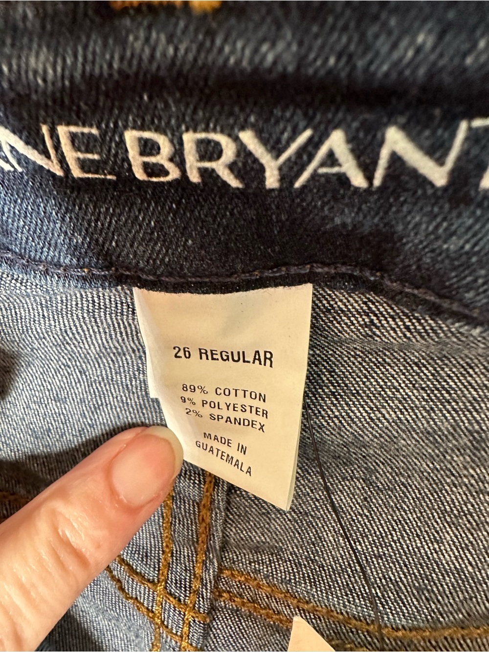 Lane Bryant Mid Rise Super Stretch Skinny Jeans Size 26 Floral Embroidery New - Picture 9 of 11